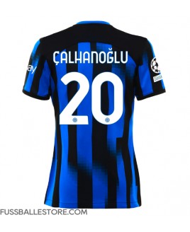 Günstige Inter Milan Hakan Calhanoglu #20 Heimtrikot Damen 2023-24 Kurzarm